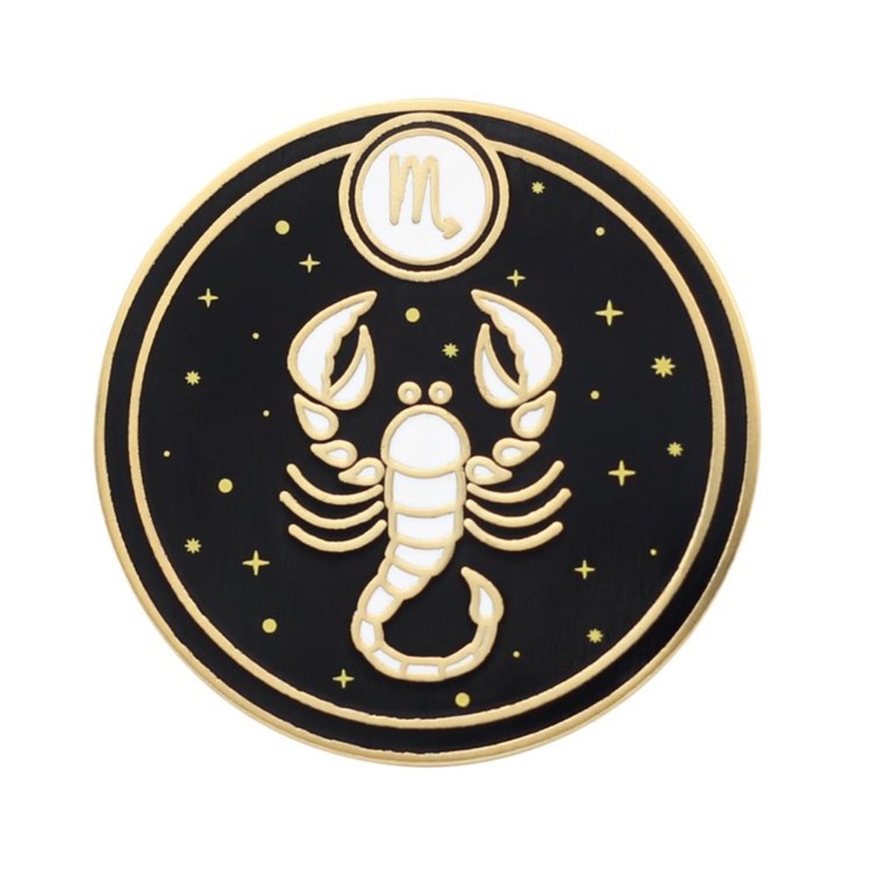 Scorpio Astrological Sign Pin